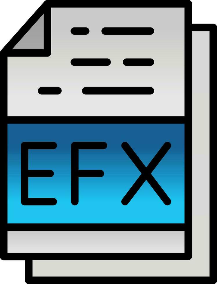 efx vetor ícone Projeto