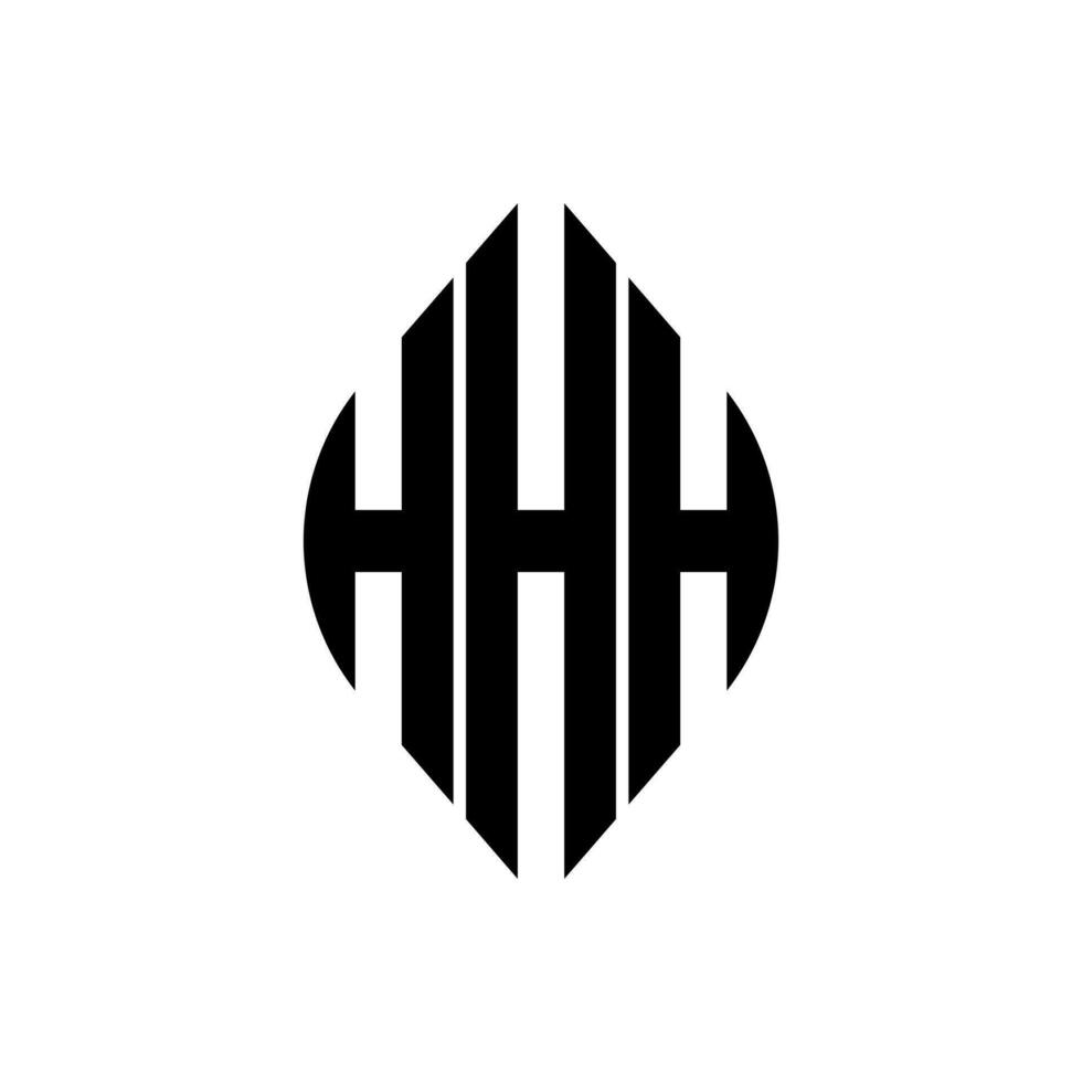 logotipo h curva losango estendido monograma 3 cartas alfabeto Fonte logotipo logótipo bordado vetor