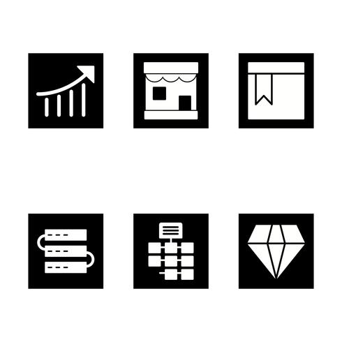 Conjunto de vetor SEO Search Engine Optimization Icons