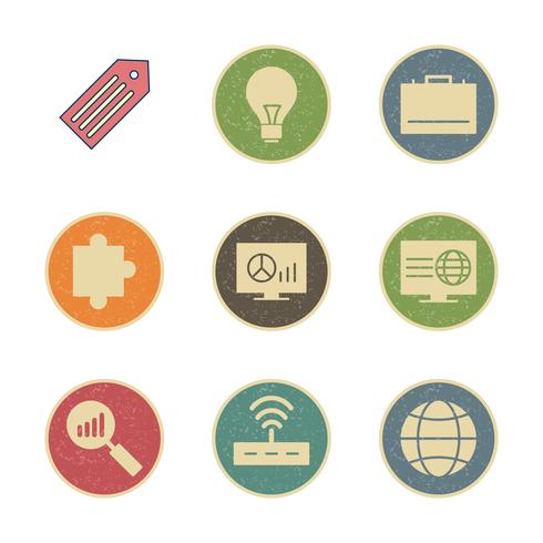 Conjunto de vetor SEO Search Engine Optimization Icons