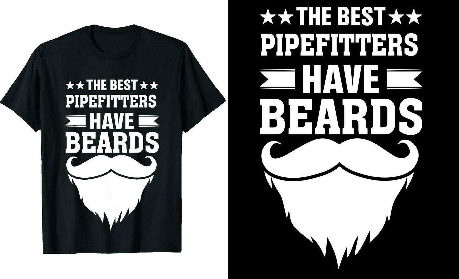 melhor montadores de tubagens ter barbas engraçado montadores de tubagens grandes manga camiseta ou montadores de tubagens t camisa Projeto ou barbas camiseta Projeto vetor