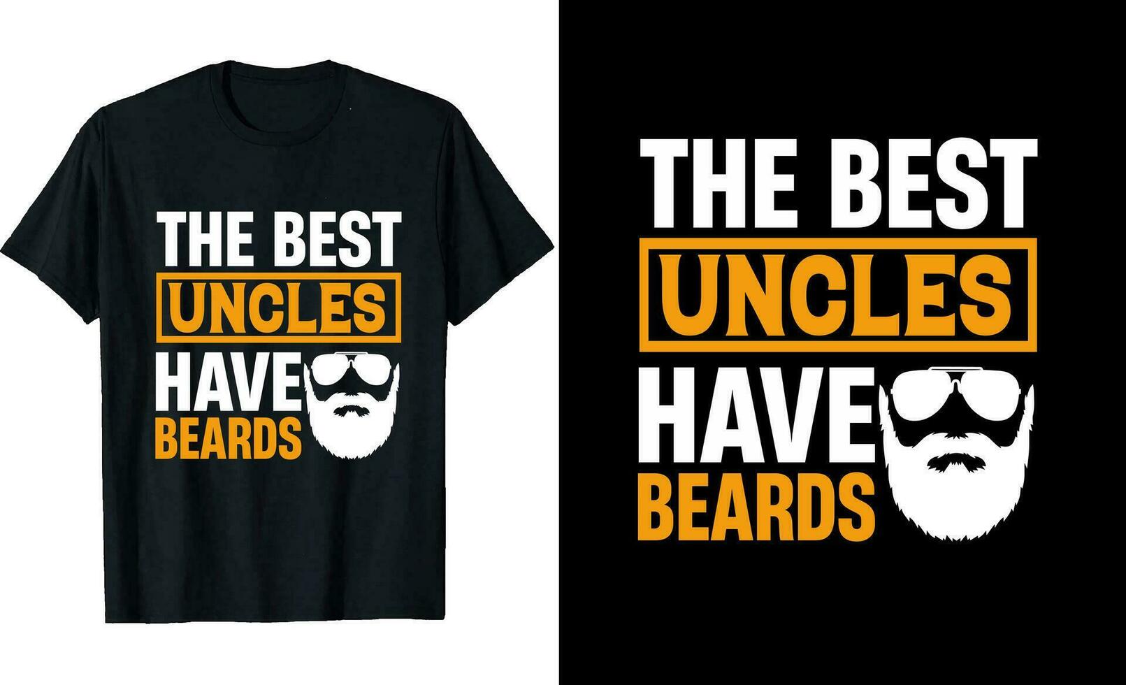 melhor tios ter barbas engraçado tios grandes manga camiseta ou tios t camisa Projeto ou barbas camiseta Projeto vetor