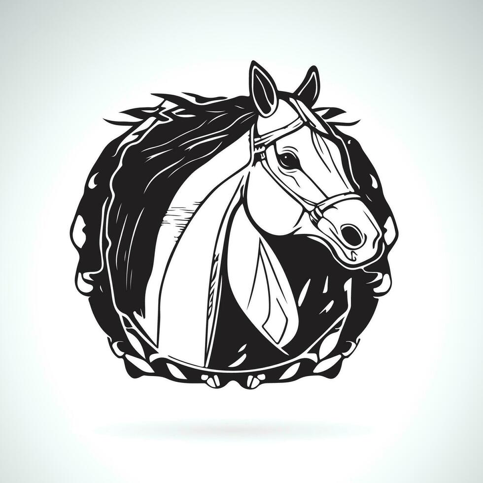 Projeto Do Vetor Da Cara Do En Da Cabeça De Cavalo Ilustração do Vetor -  Ilustração de isolado, cavalo: 119949558
