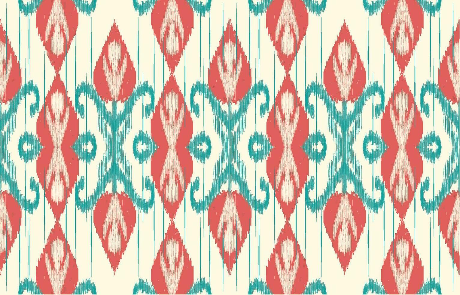 étnico abstrato ikat arte. asteca enfeite imprimir. geométrico étnico padronizar desatado cor oriental. Projeto para fundo ,cortina, tapete, papel de parede, roupas, invólucro, batik, vetor ilustração.