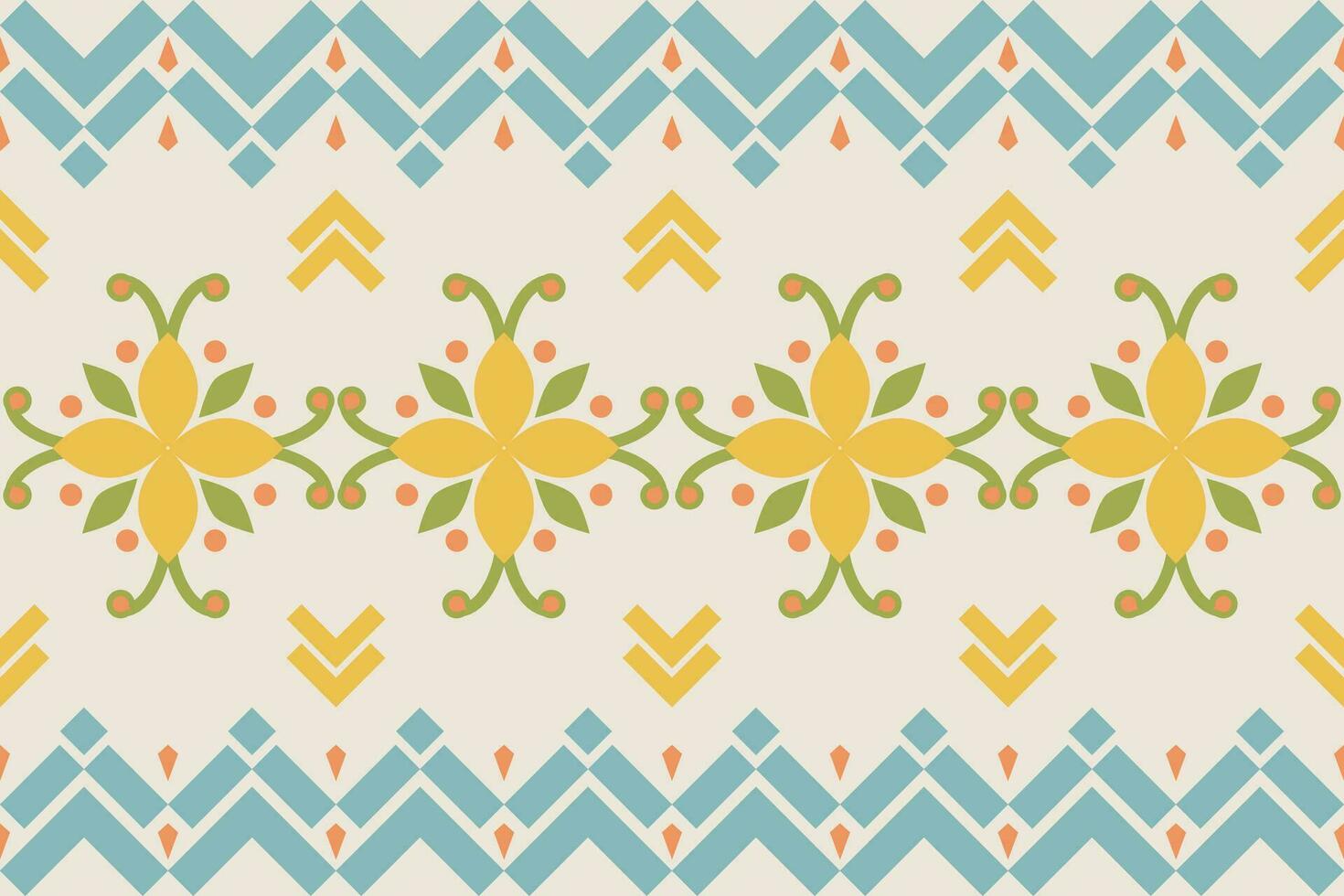 étnico abstrato ikat.seamless padronizar dentro tribal.nativo asteca boho vetor design.colorido ásia estilo floral padrão.ikat geométrico folk ornament.tribal étnico vetor textura