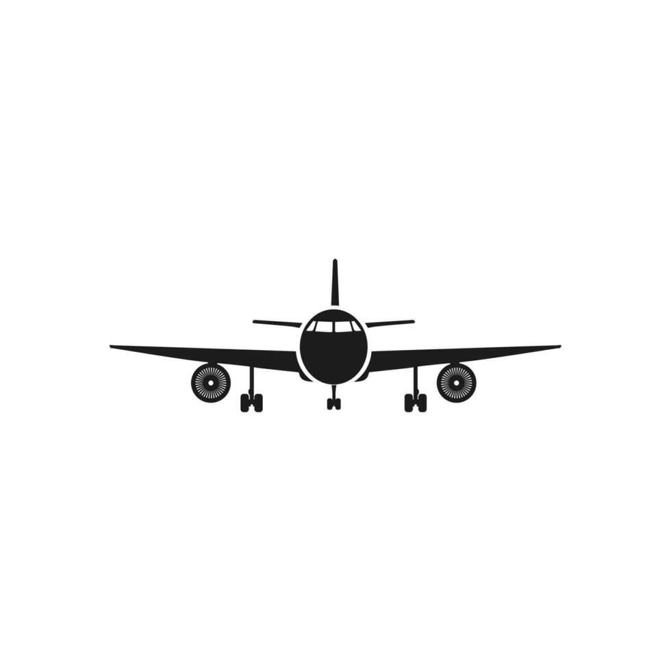 avião ícone viagem placa símbolo vetor