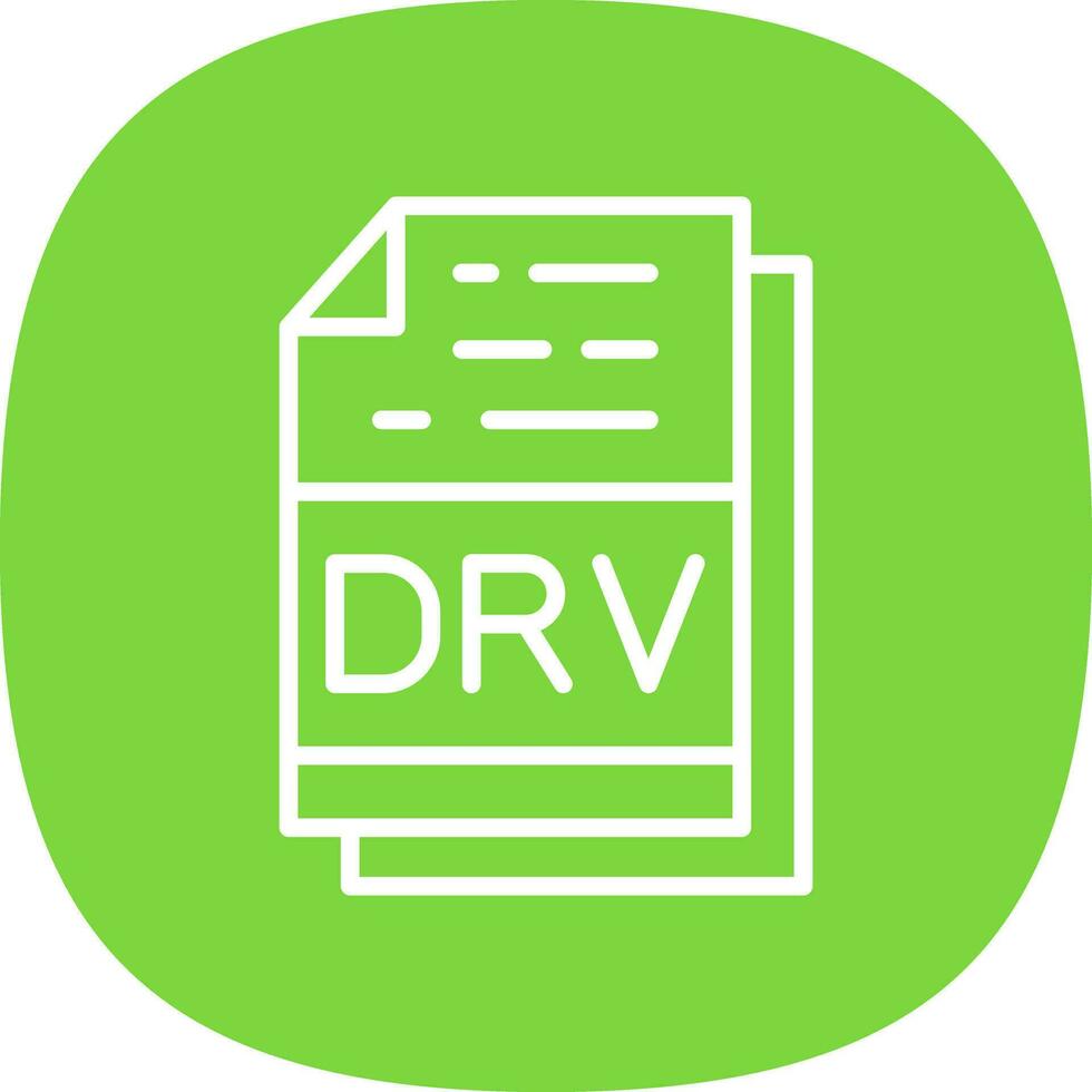 drv Arquivo formato vetor ícone Projeto