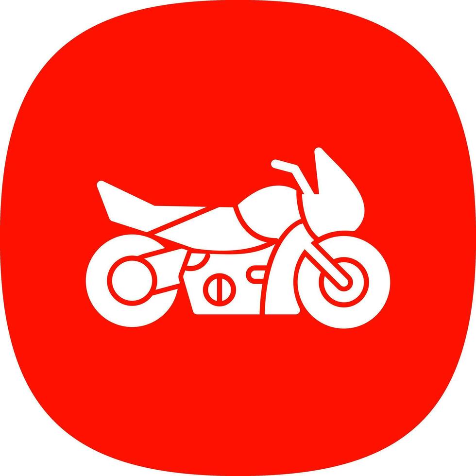 design de ícone de vetor de moto