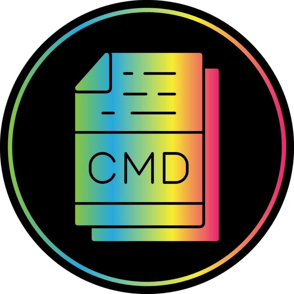 cmd vetor ícone Projeto