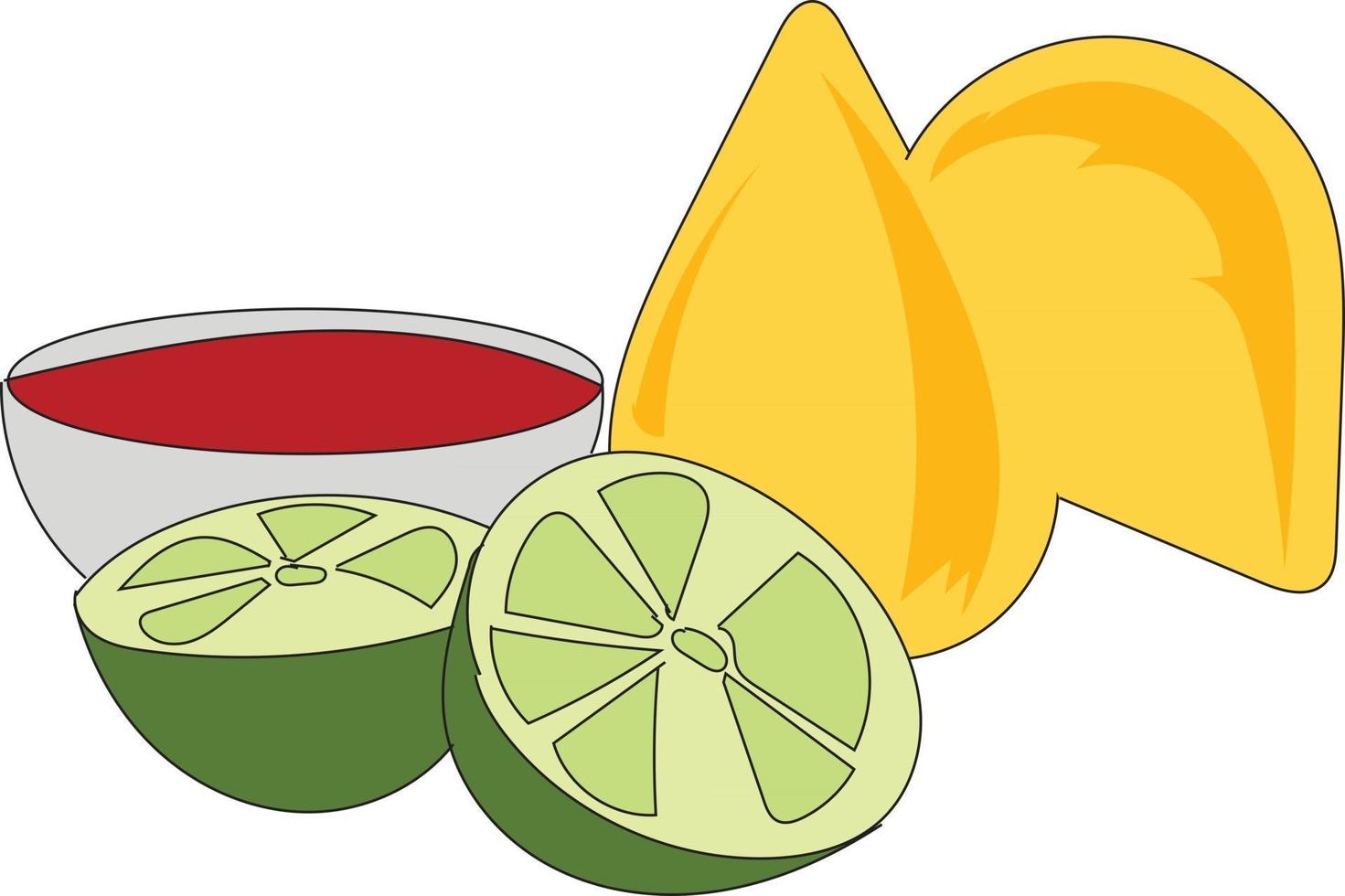 desenho de ilustração de comida brasileira com o nome de coxinha vetor