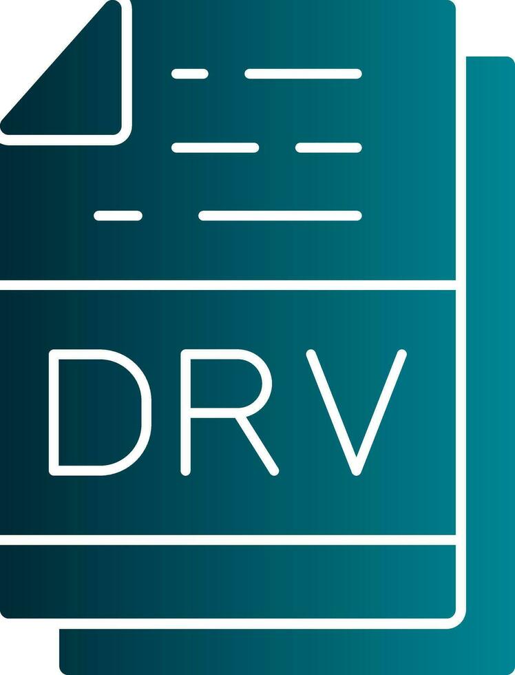 drv Arquivo formato vetor ícone Projeto