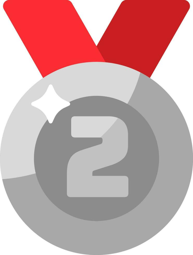 2º medalha prêmio segundo Lugar, colocar vetor