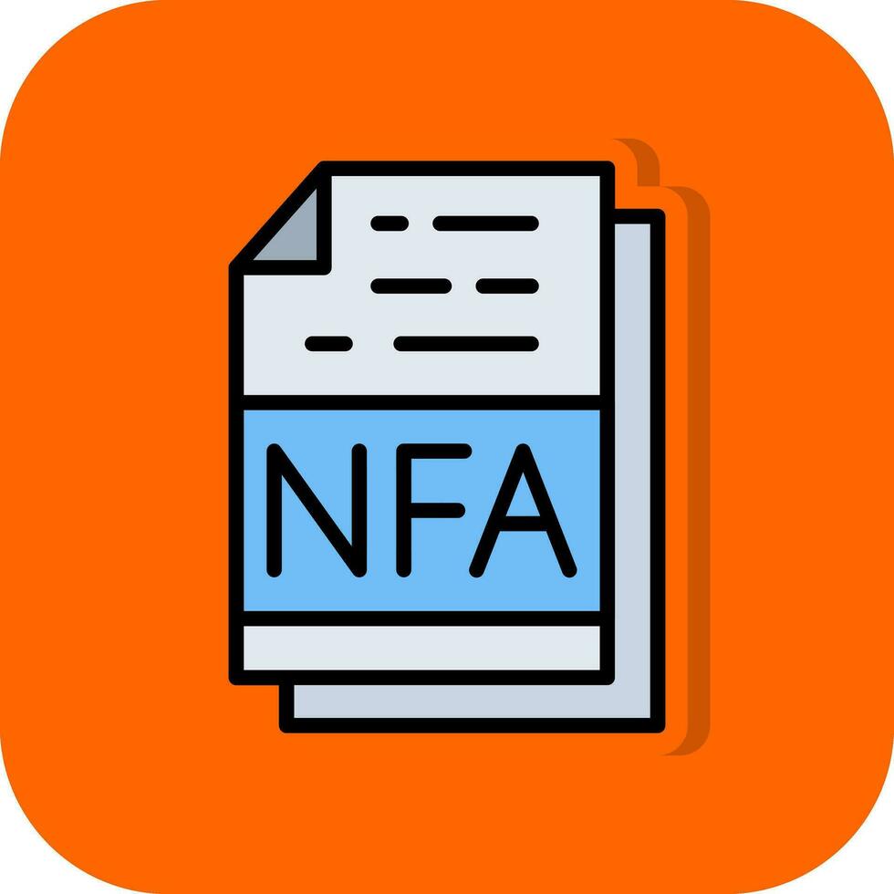 nfa vetor ícone Projeto