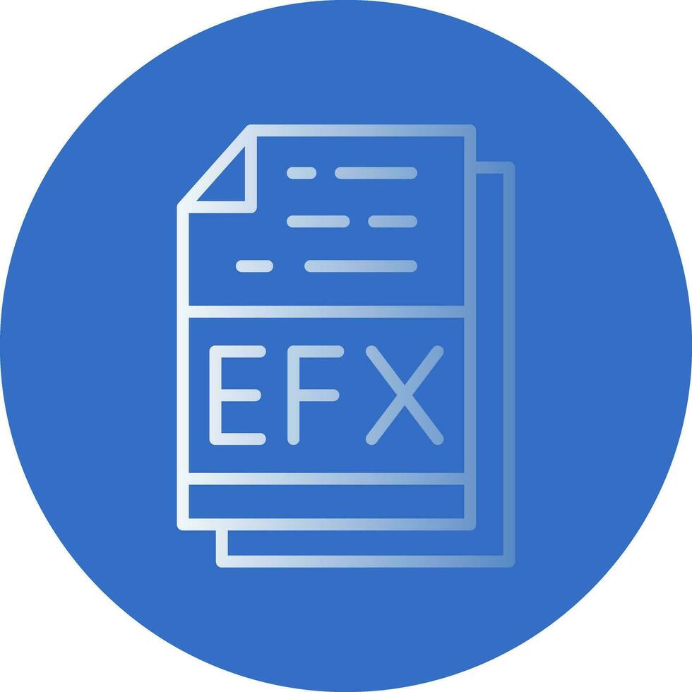 efx vetor ícone Projeto