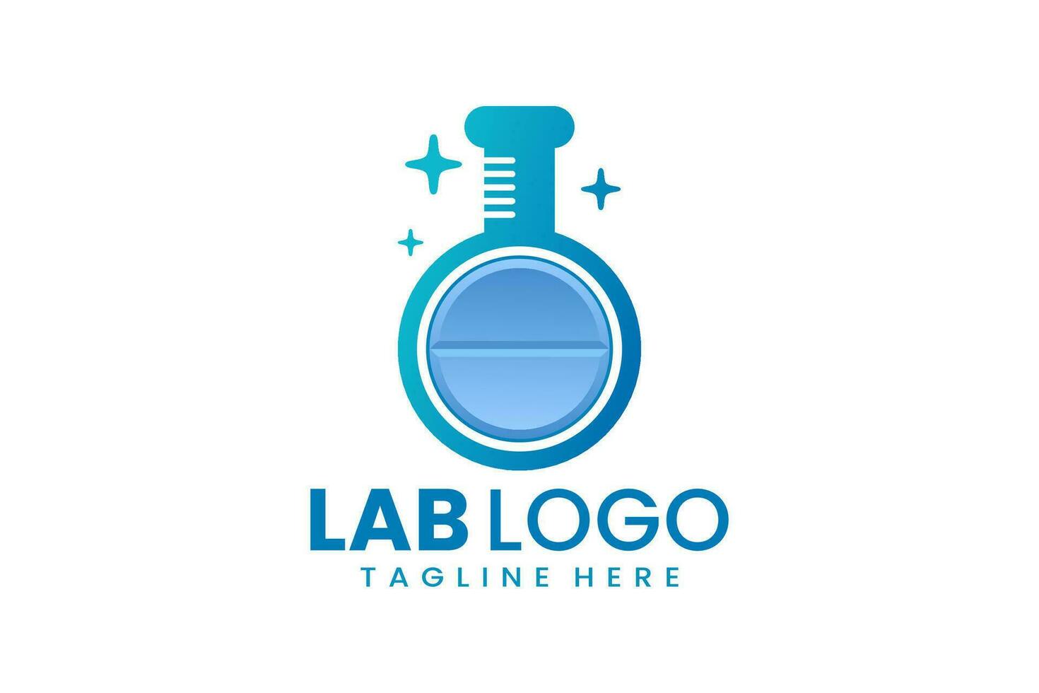 plano moderno simples laboratório logotipo modelo ícone símbolo vetor Projeto ilustração