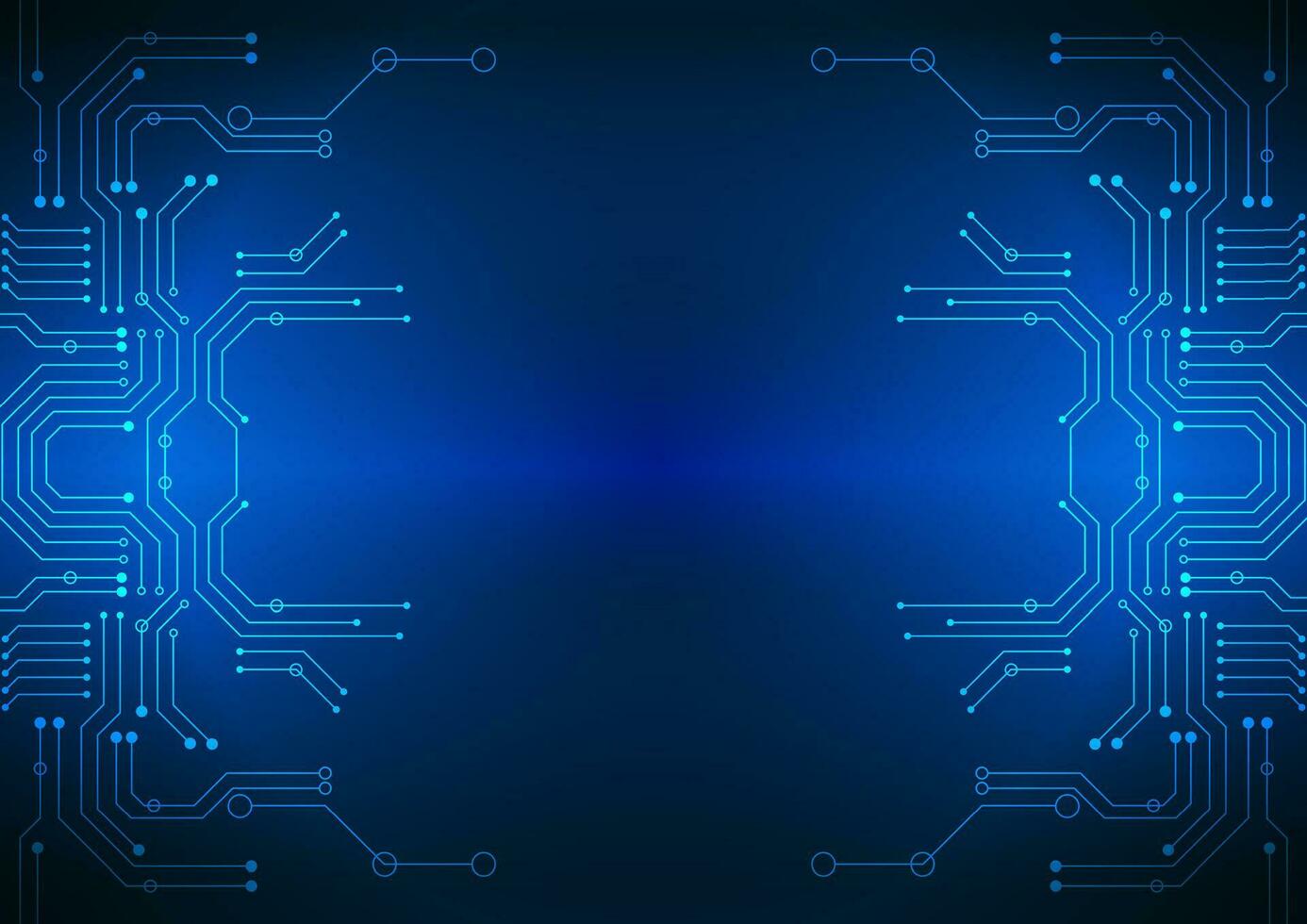 o circuito tecnologia fundo com oi-tech digital vetor