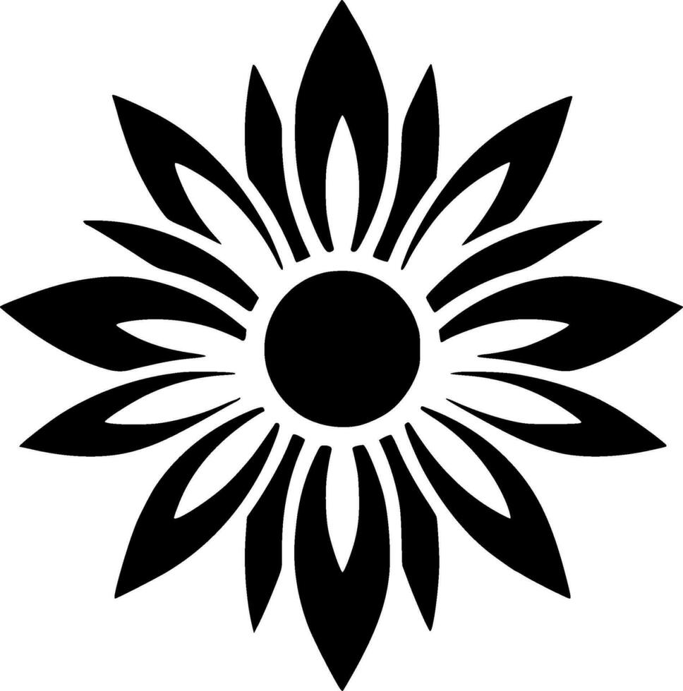 flor - minimalista e plano logotipo - vetor ilustração