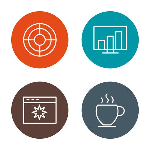 Conjunto de vetor SEO Search Engine Optimization Icons