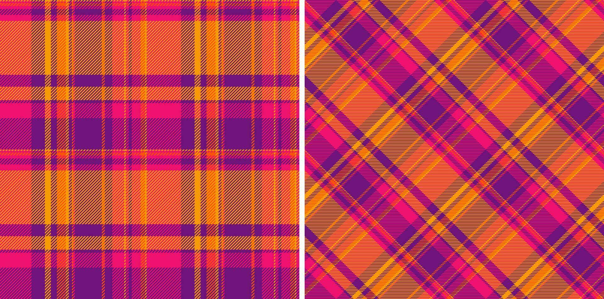 tartan fundo desatado do xadrez vetor têxtil com uma Verifica padronizar textura tecido.