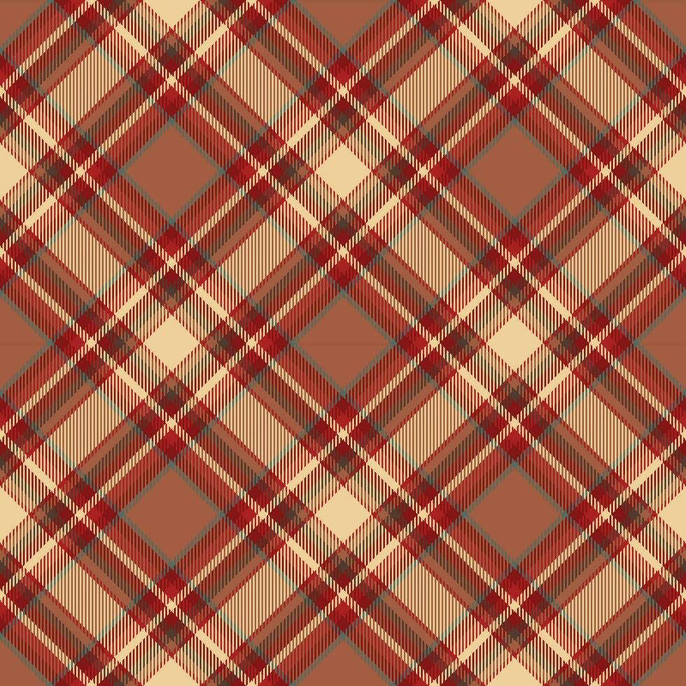 tartan escócia sem costura padrão xadrez vetor. tecido de fundo retrô. textura geométrica quadrada de cor de seleção vintage. vetor