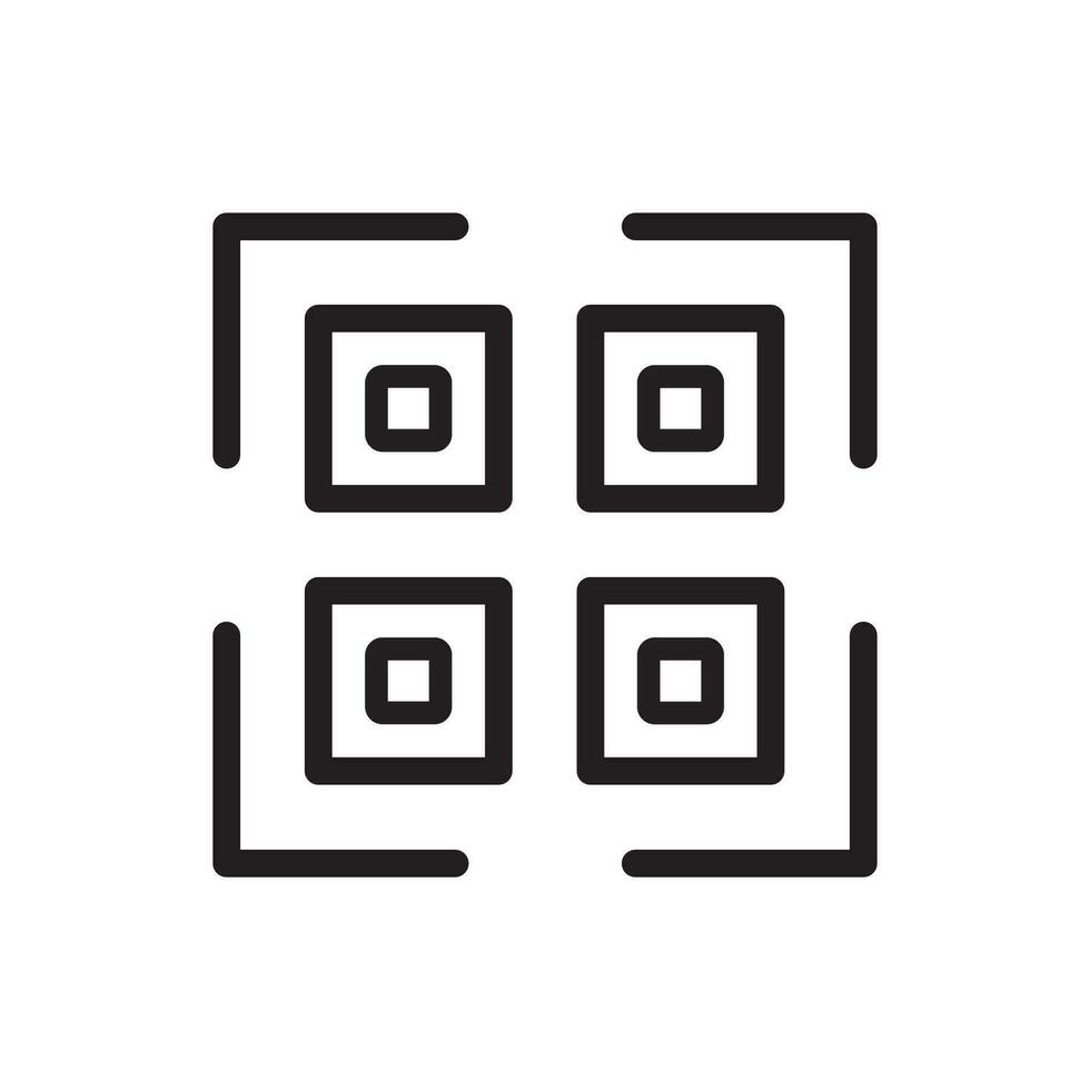 qr código ícone ilustrações vetor gráficos