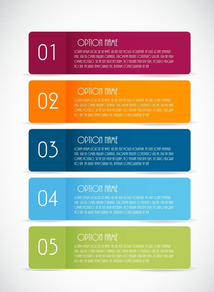 template infográfico para negócios vetor