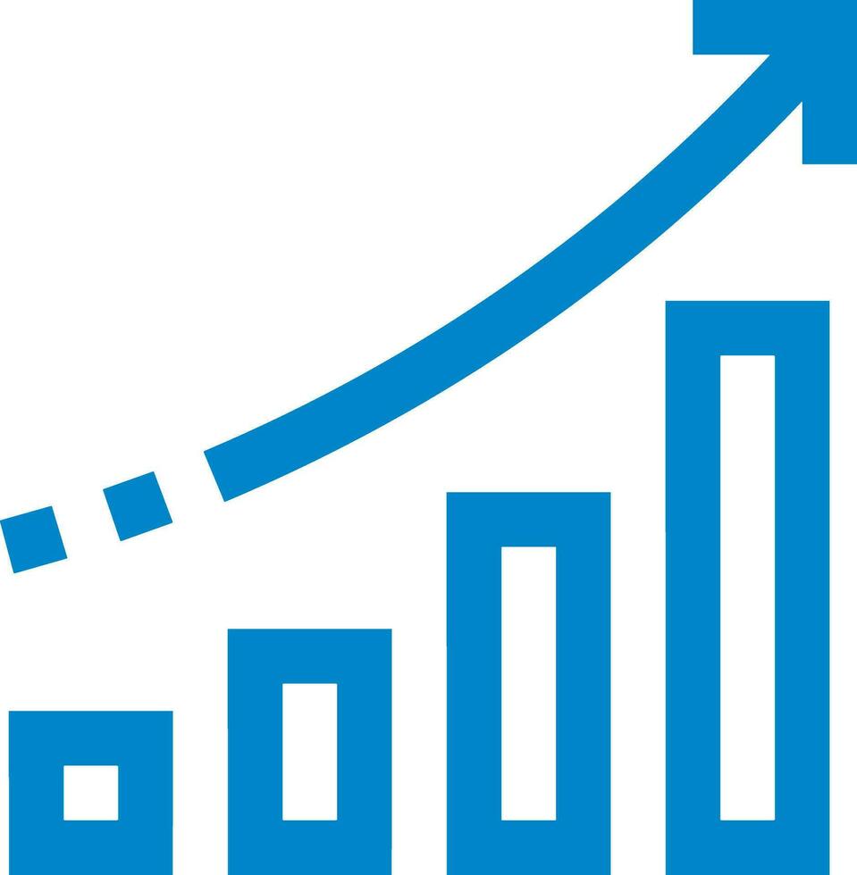 crescimento o negócio ícone símbolo vetor imagem. ilustração do a progresso esboço infográfico estratégia desenvolvimento Projeto imagem