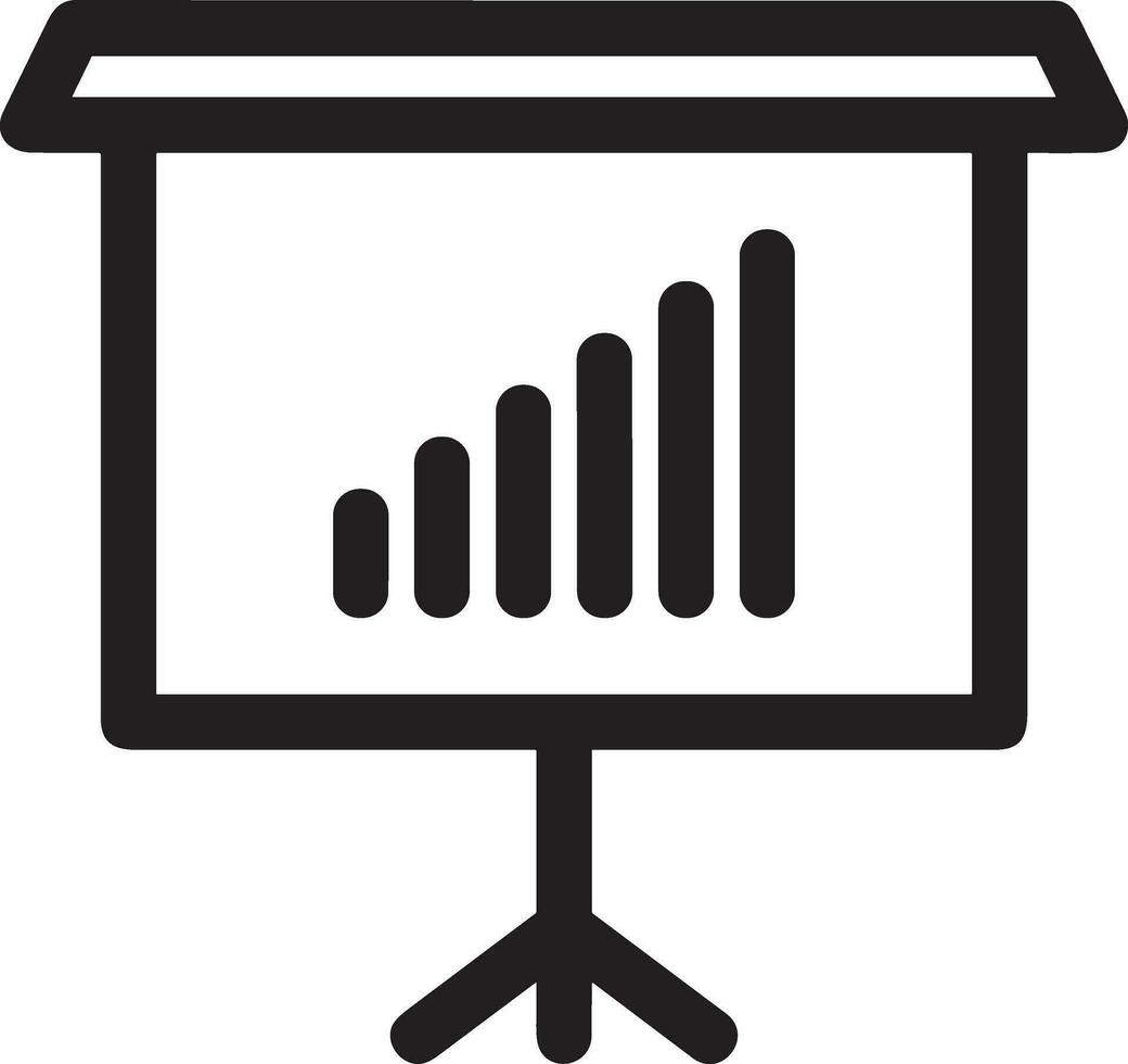 crescimento o negócio ícone símbolo vetor imagem. ilustração do a progresso esboço infográfico estratégia desenvolvimento Projeto imagem