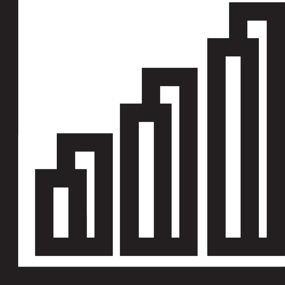 crescimento o negócio ícone símbolo vetor imagem. ilustração do a progresso esboço infográfico estratégia desenvolvimento Projeto imagem