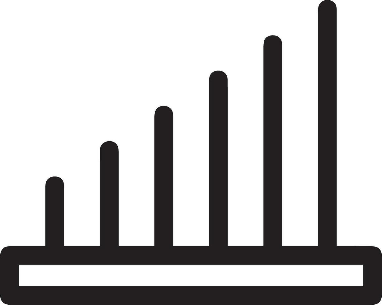 crescimento o negócio ícone símbolo vetor imagem. ilustração do a progresso esboço infográfico estratégia desenvolvimento Projeto imagem