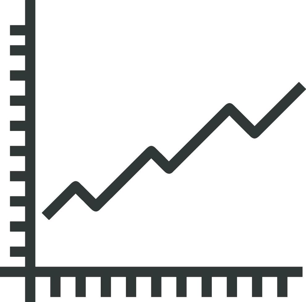 crescimento o negócio ícone símbolo vetor imagem. ilustração do a progresso esboço infográfico estratégia desenvolvimento Projeto imagem