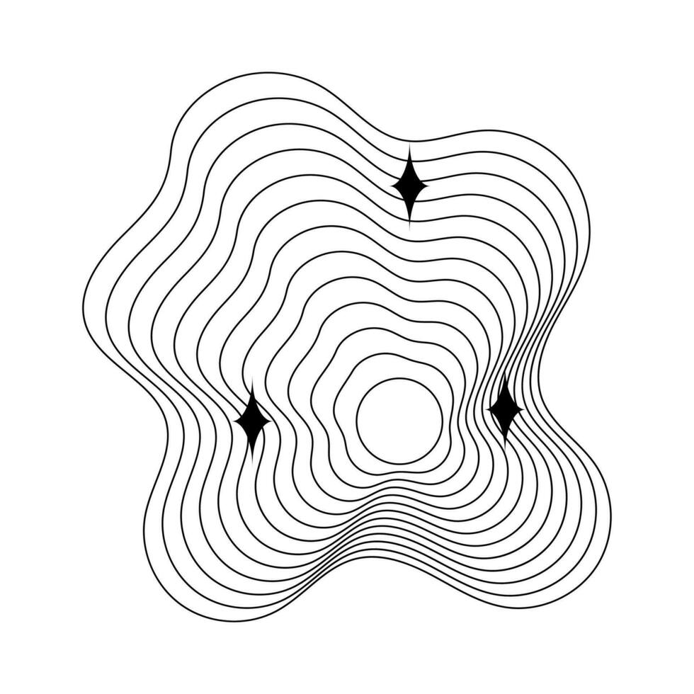 estrutura de arame linha estético forma . estrutura de arame Projeto vetor