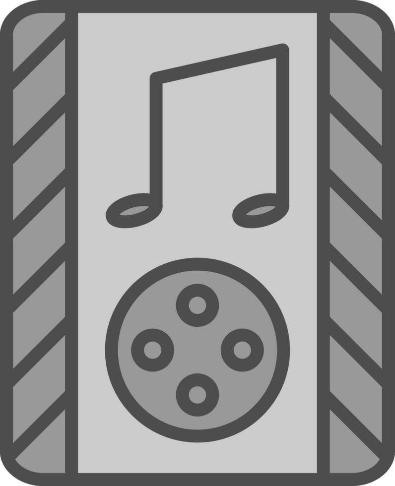 design de ícone de vetor de trilha sonora