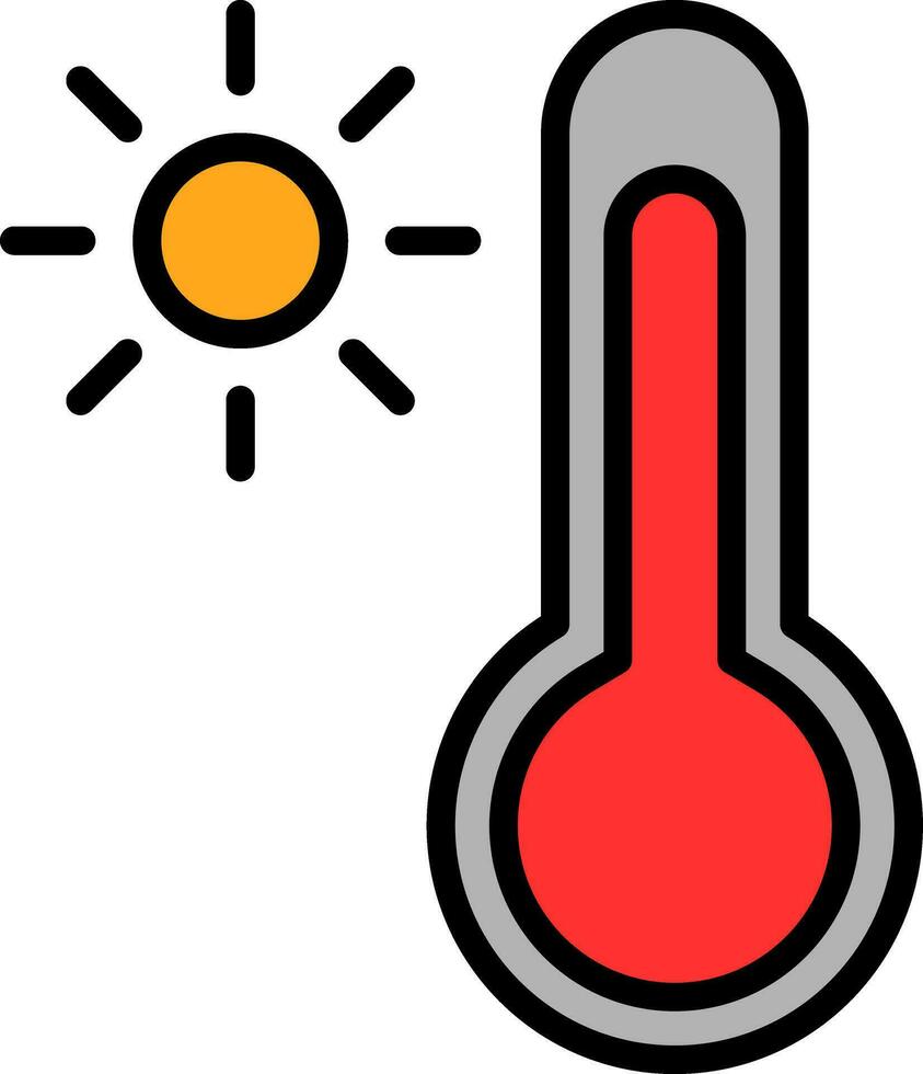 design de ícone de vetor de temperatura