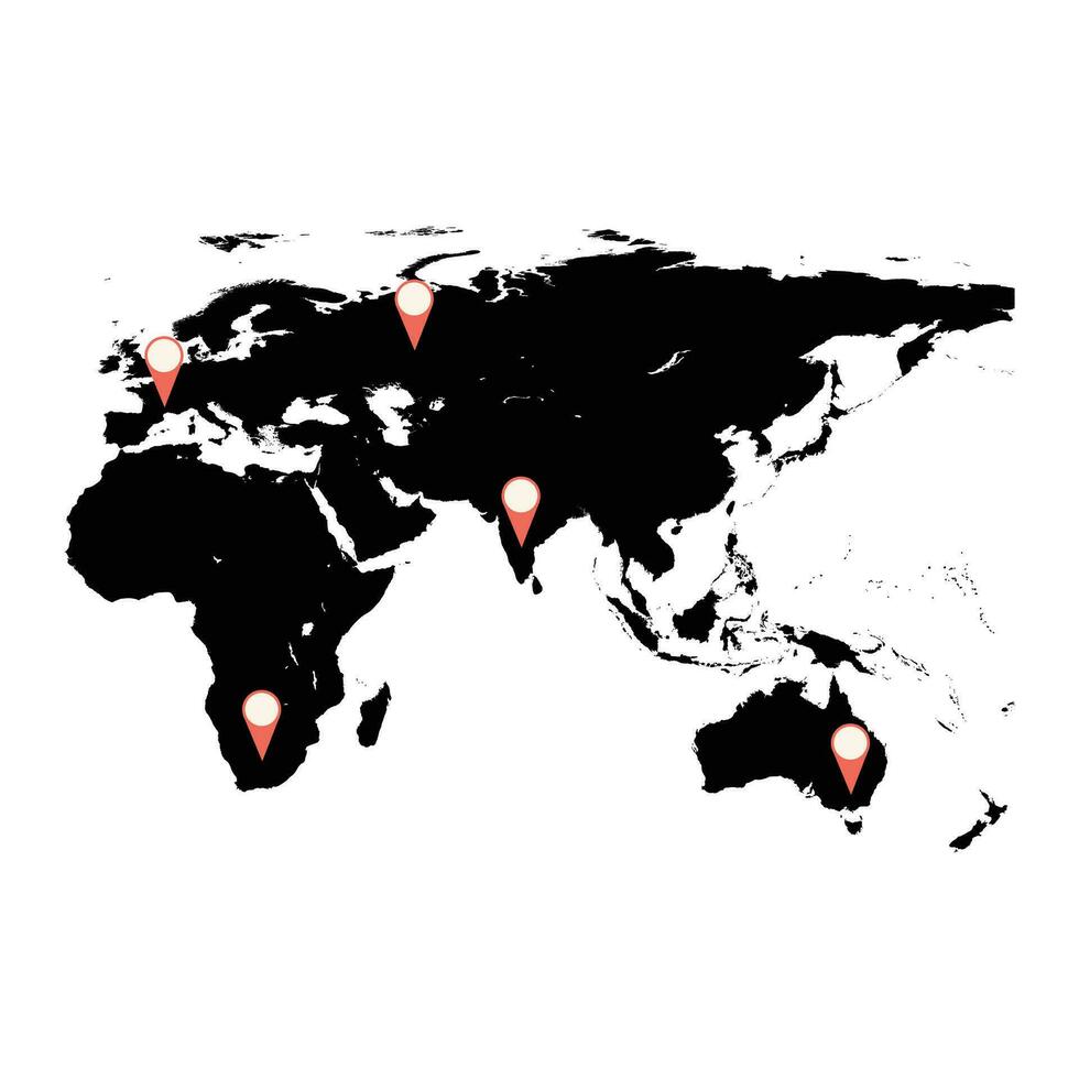 vetor mundo o negócio distribuição infográfico