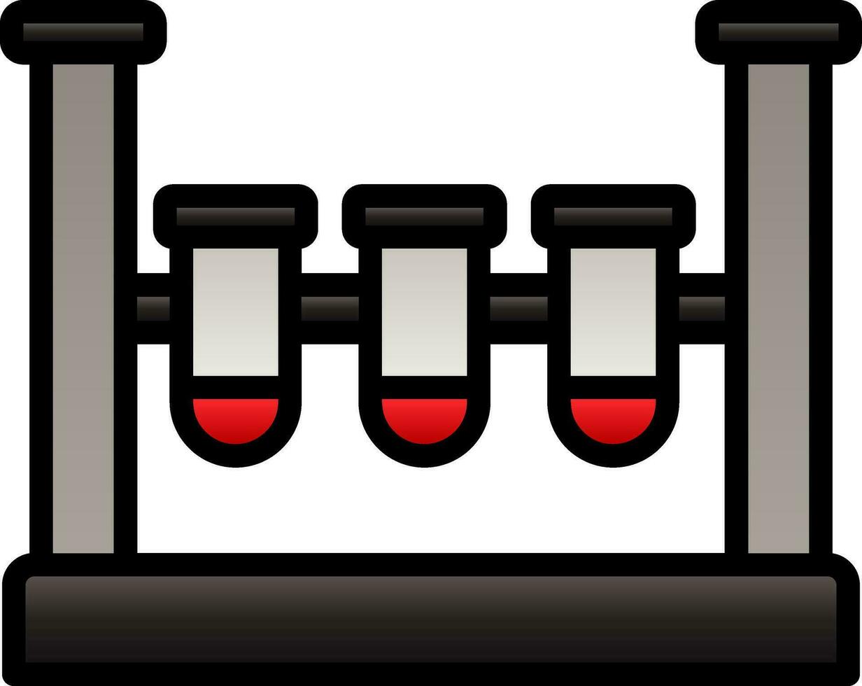 design de ícones vetoriais de tubos de ensaio vetor