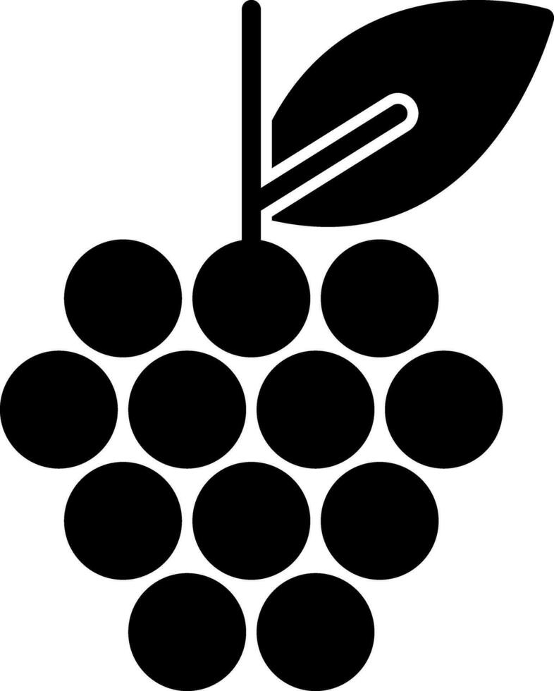 design de ícone de vetor de uvas