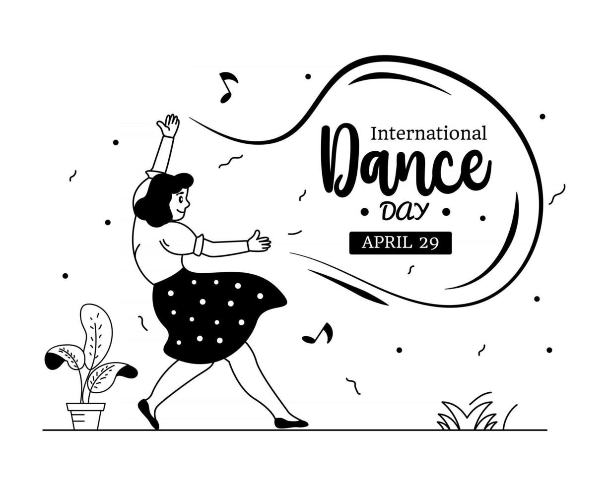 dia internacional da dança vetor