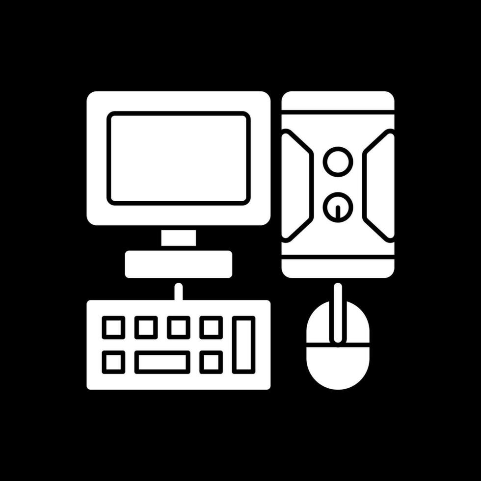 design de ícone de vetor de computador