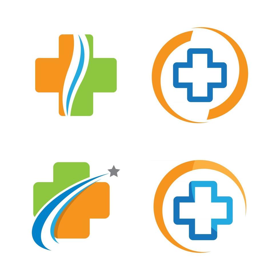 imagens de logotipo de cuidados médicos vetor