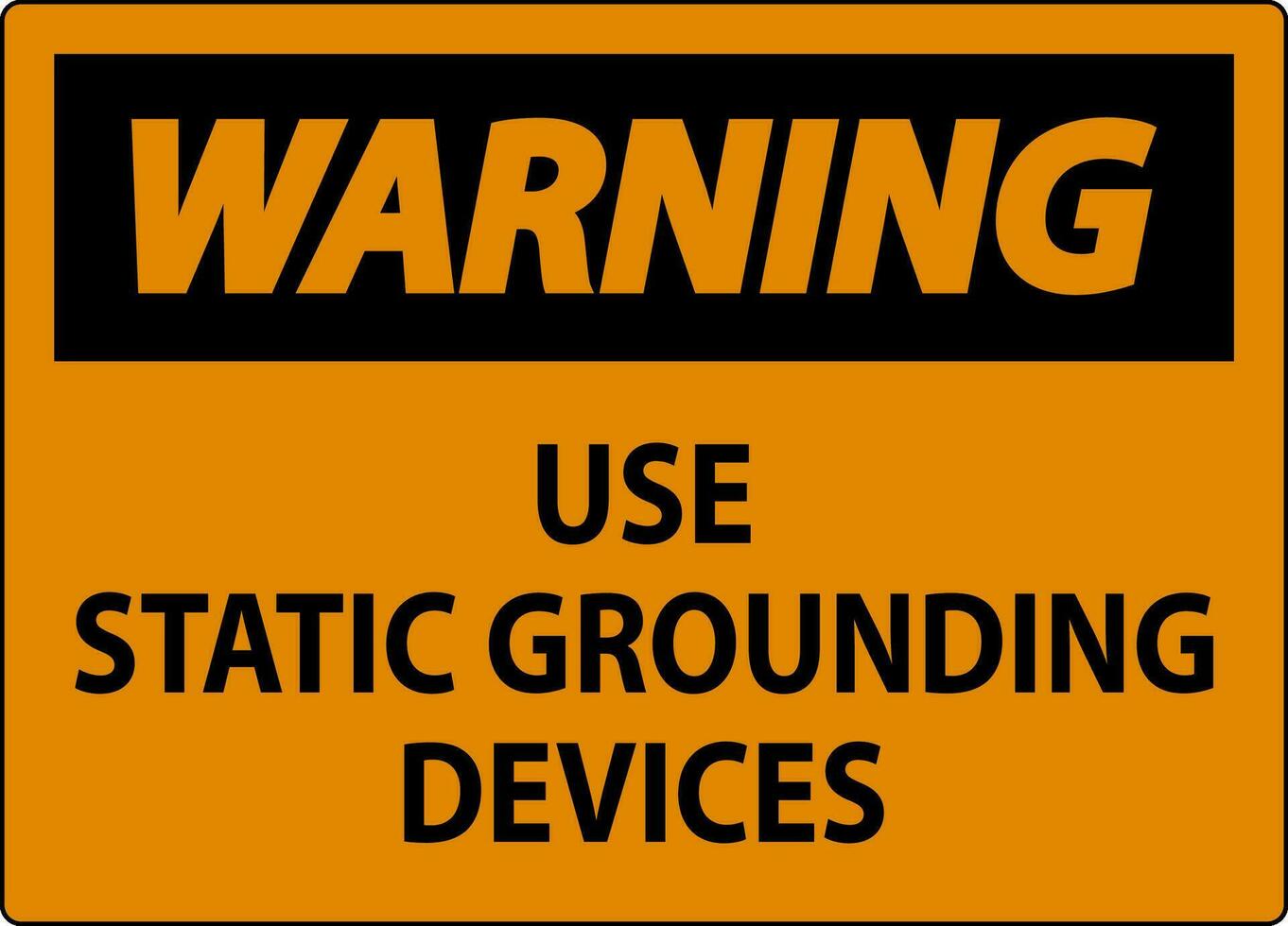 Atenção placa usar estático aterramento dispositivos vetor
