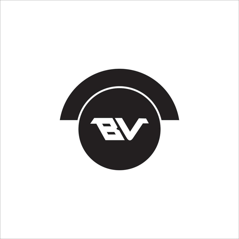 vb bv logotipo Projeto vetor modelo