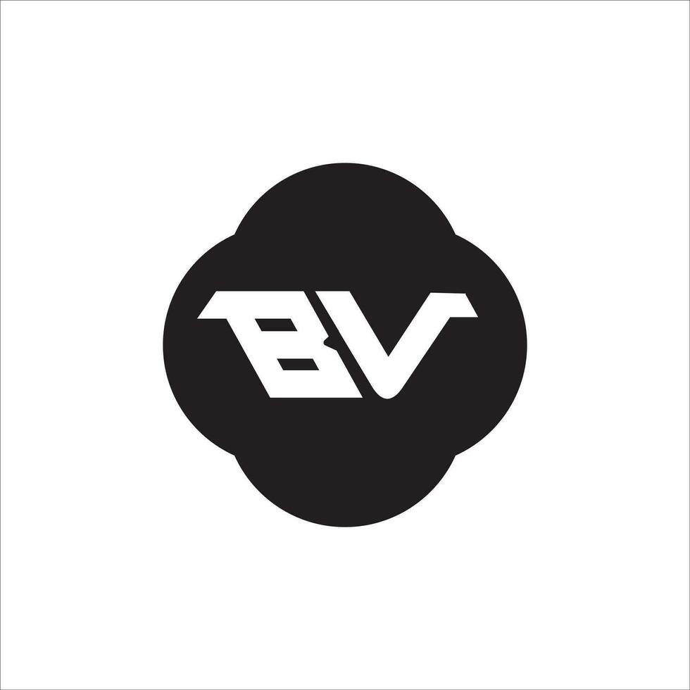 vb bv logotipo Projeto vetor modelo