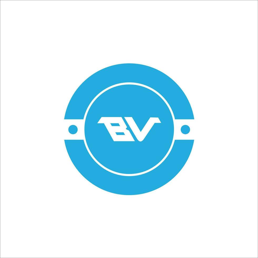 vb bv logotipo Projeto vetor modelo