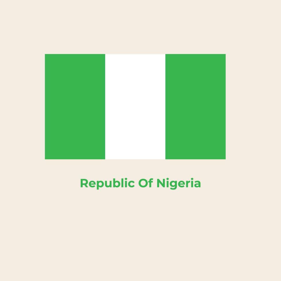 a Nigéria bandeira vetor