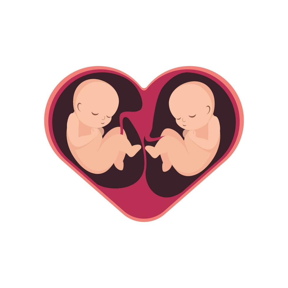 plano infográfico ícone vetor feto gravidez embrião mês estágios, bebê amor