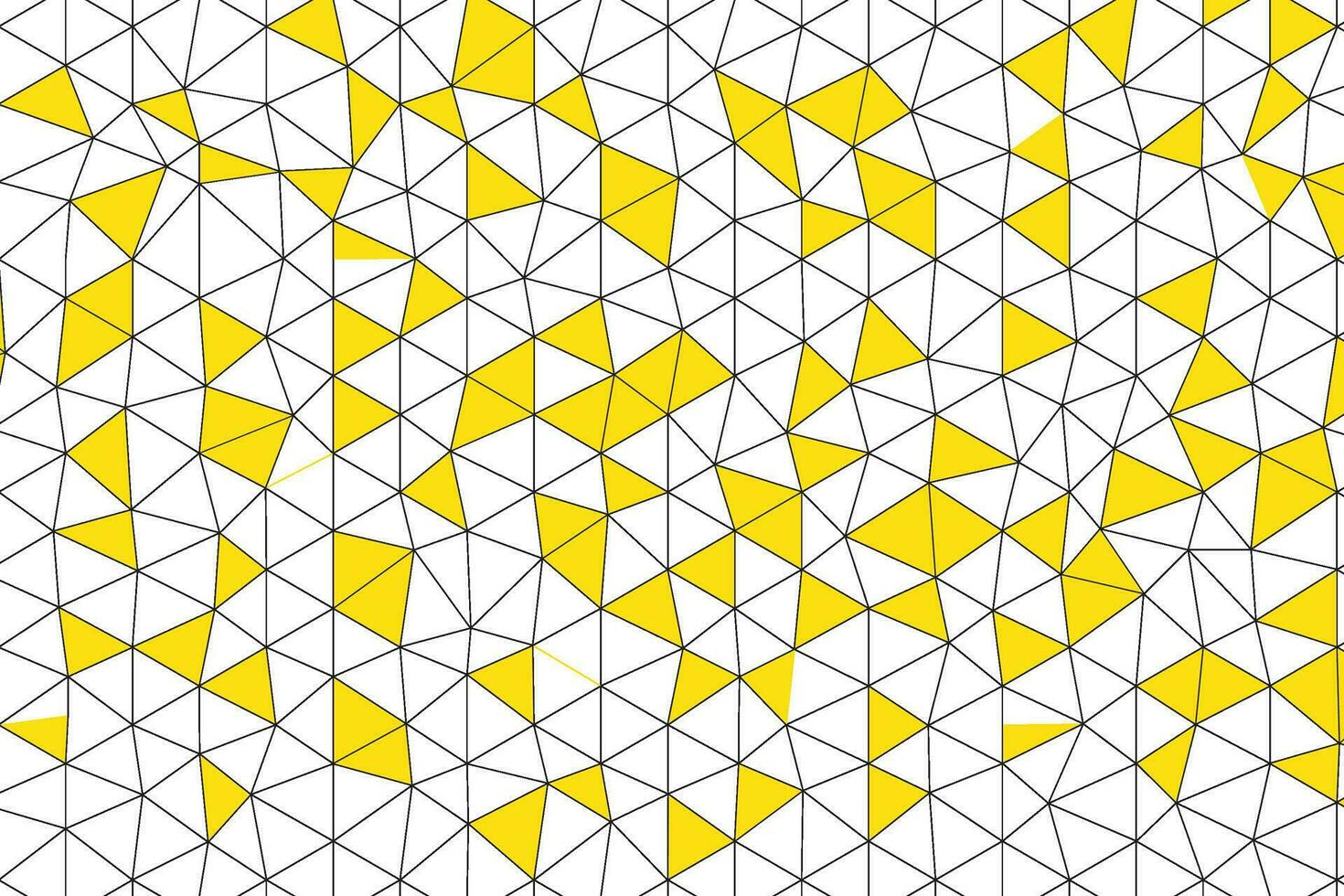 uma amarelo e branco geométrico padronizar com triângulos vetor