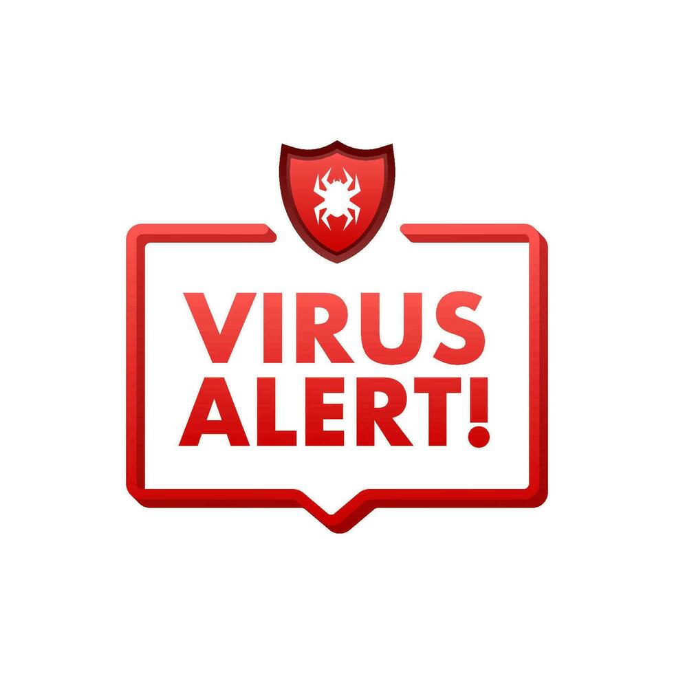 Perigo símbolo movimento gráficos . vírus proteção. computador vírus alerta. segurança Internet tecnologia, dados seguro 4k vetor