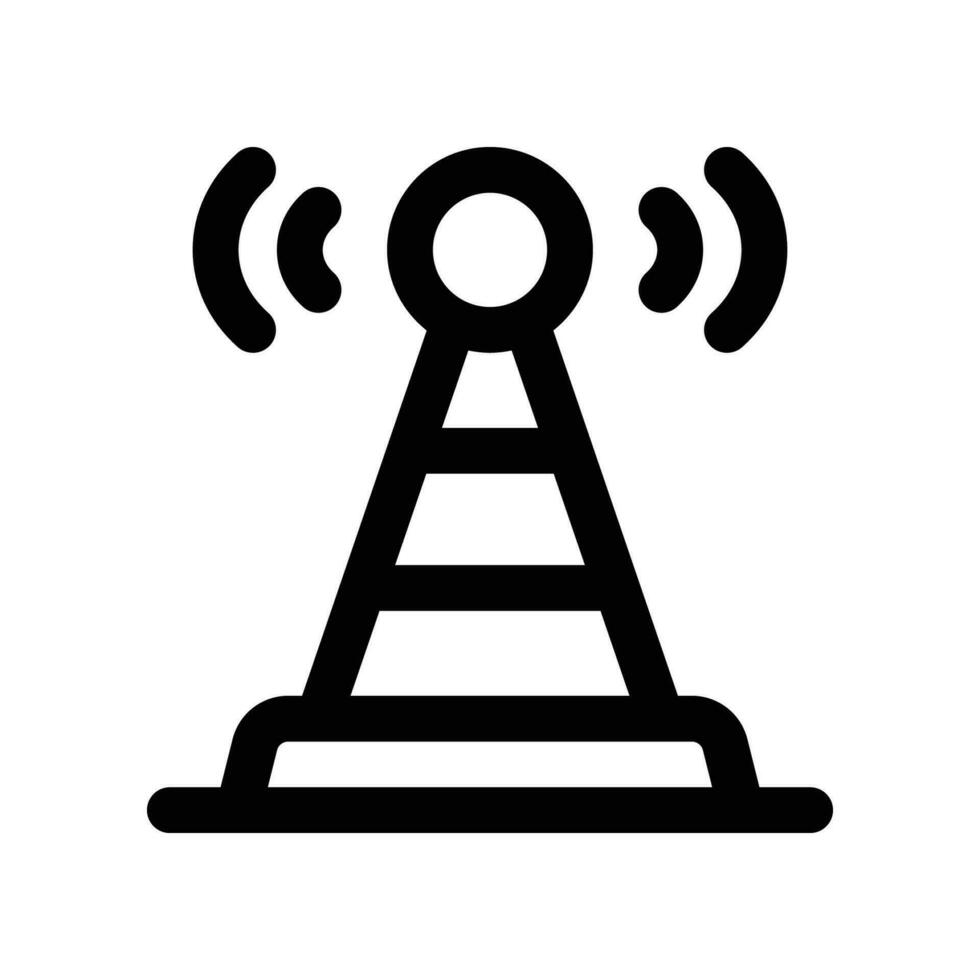 antena linha ícone. vetor ícone para seu local na rede Internet, móvel, apresentação, e logotipo Projeto.