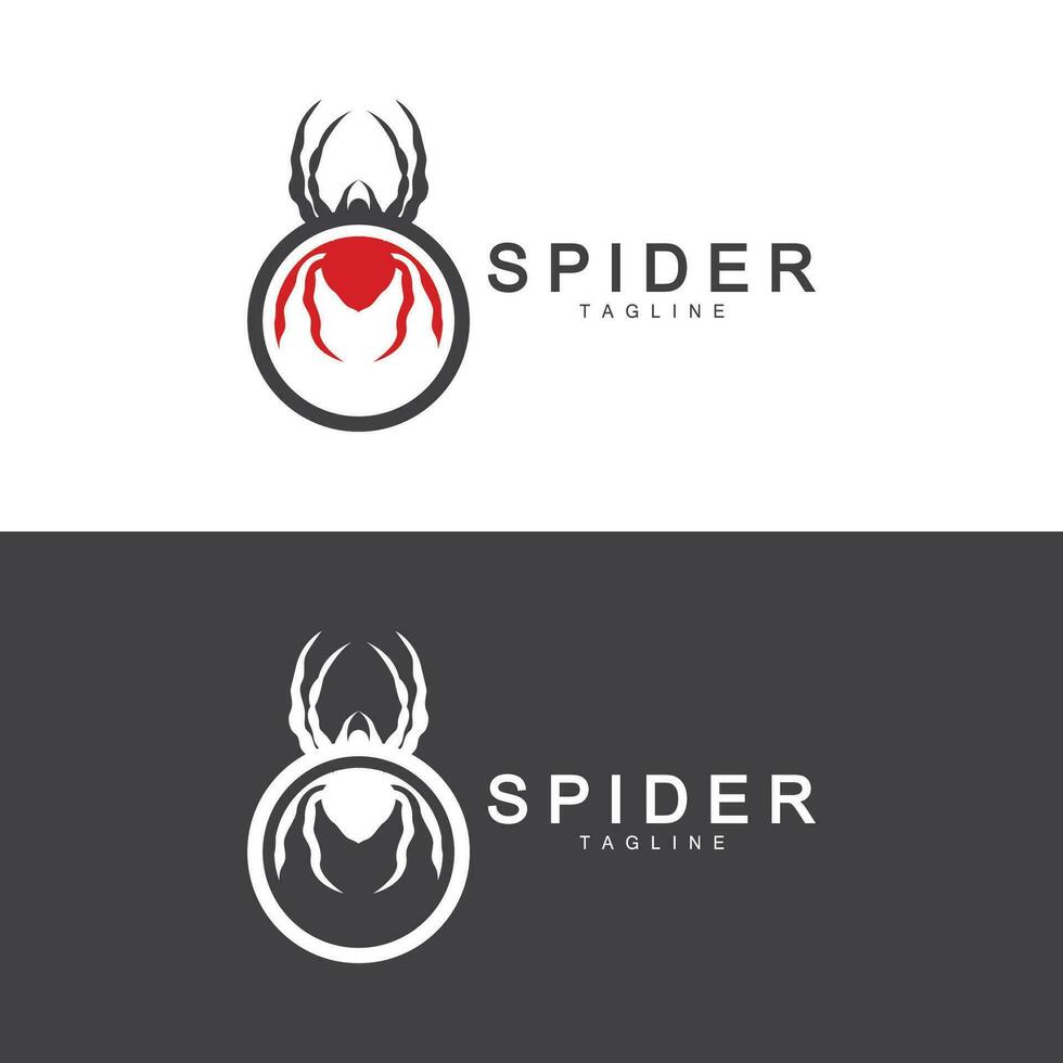 aranha logotipo vetor símbolo ilustração Projeto